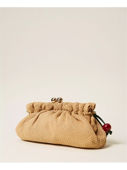 Borsa clutch in rafia con charm TWINSET | 261 TD8280/00193